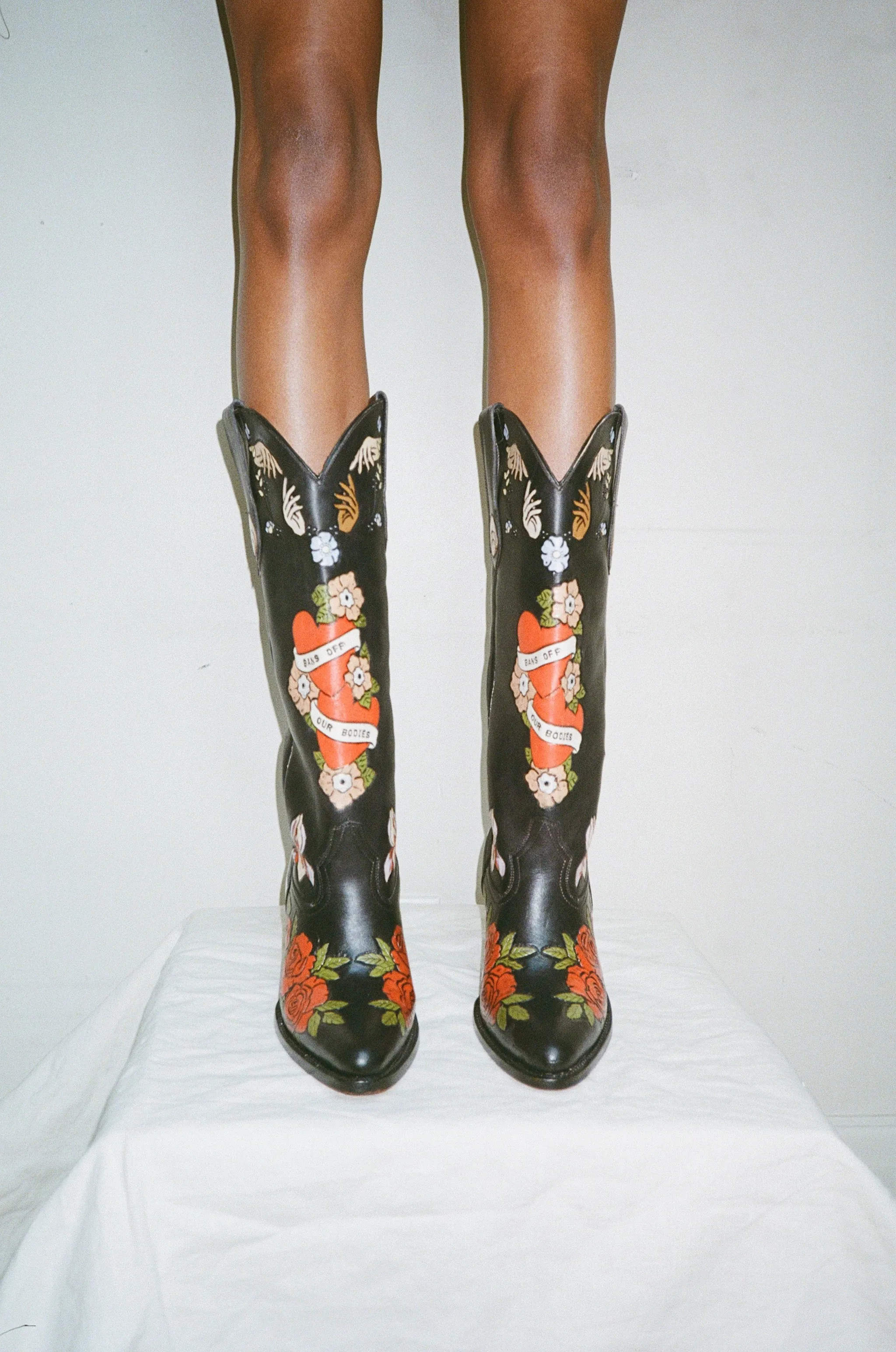 Midnight Doodle Cowboy Boot - My Body, My Choice Collection