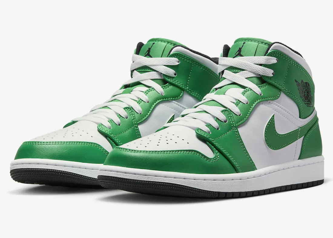 Nike Air Jordan 1 Mid Lucky Green (GS) Women's