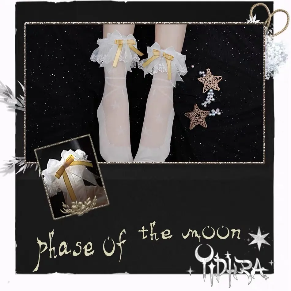 Phase of the moon Lolita socks