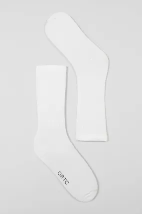 Ribbed Sock White