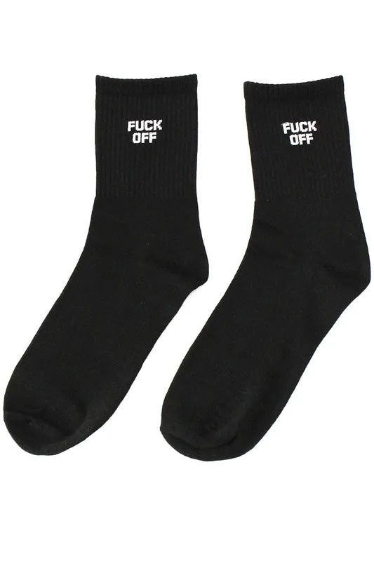 Statement Socks (warning, foul language)