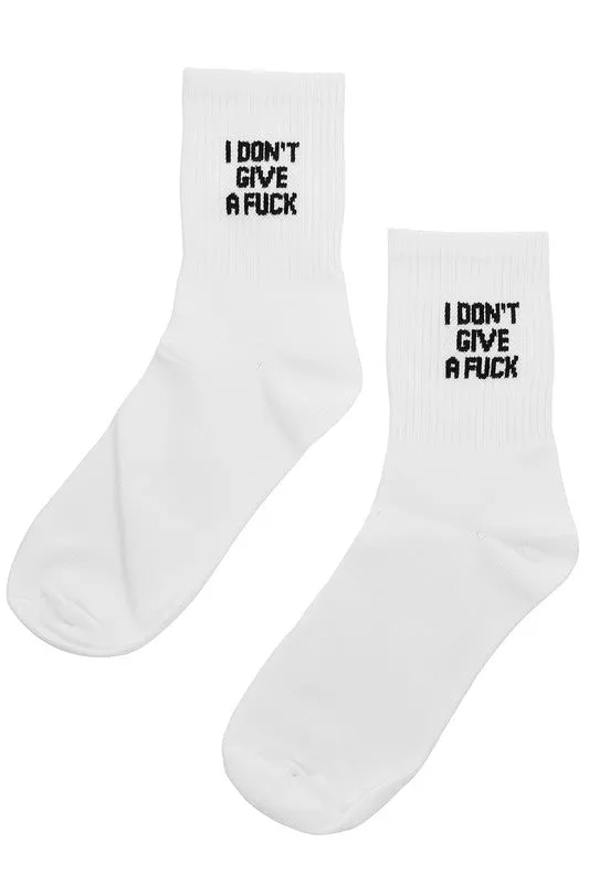 Statement Socks (warning, foul language)