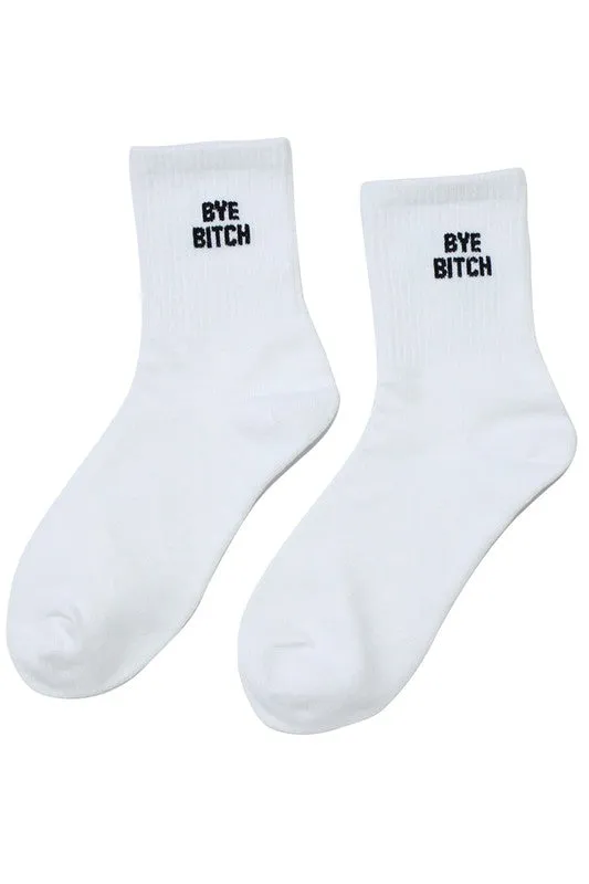 Statement Socks (warning, foul language)