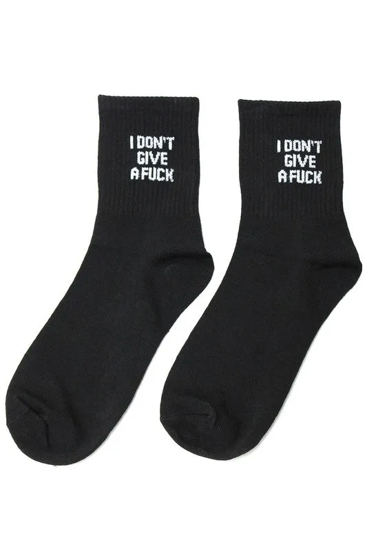 Statement Socks (warning, foul language)