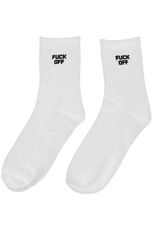 Statement Socks (warning, foul language)