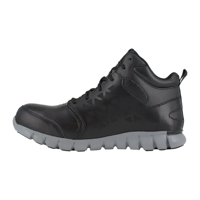 Sublite Cushion Alloy-Toe Mid Cut Athletic Work Boot Black