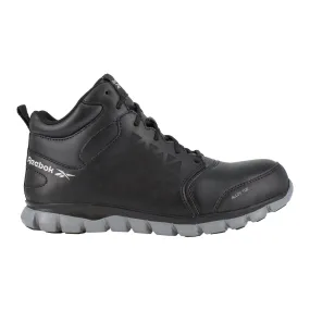 Sublite Cushion Alloy-Toe Mid Cut Athletic Work Boot Black