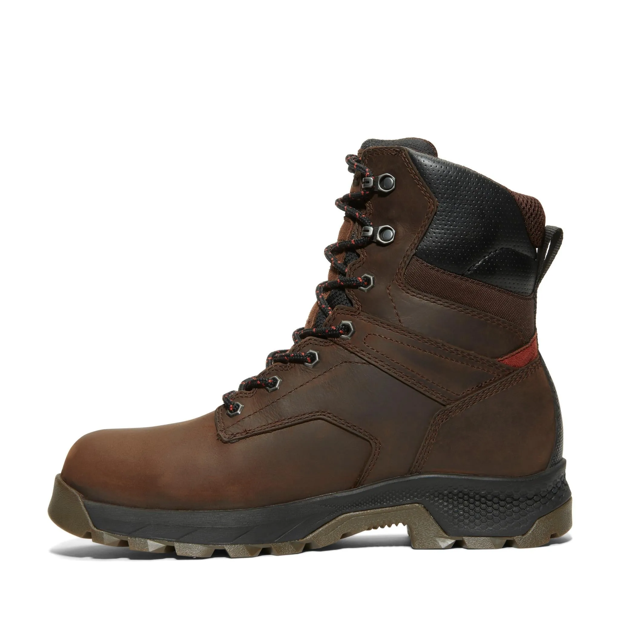 Titan EV 8 Inch Composite-Toe Waterproof Insulated Work Boot Brown