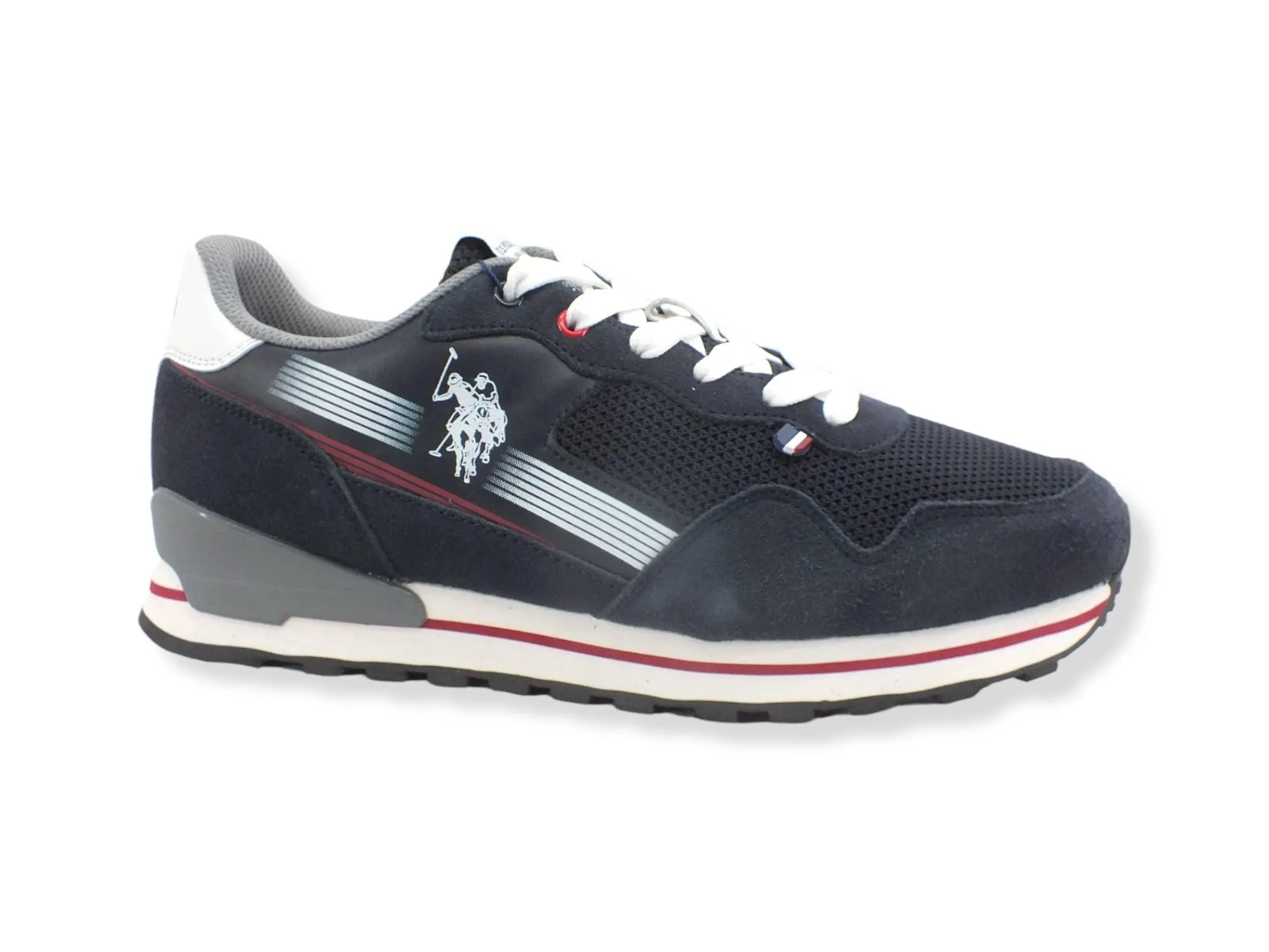 U.S. POLO ASSN. Sneaker Running Suede Logo Dark Blue JONAS005