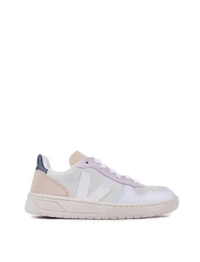 Veja V-10 Trainer Jade White-Multico Suede