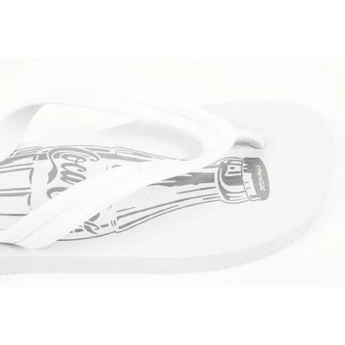 White 45/46 EUR Coca Cola mens flip flop CCA0588 SANDALIA BASIC MASCULINA WHITE