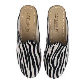 Women's Zebra Slippers