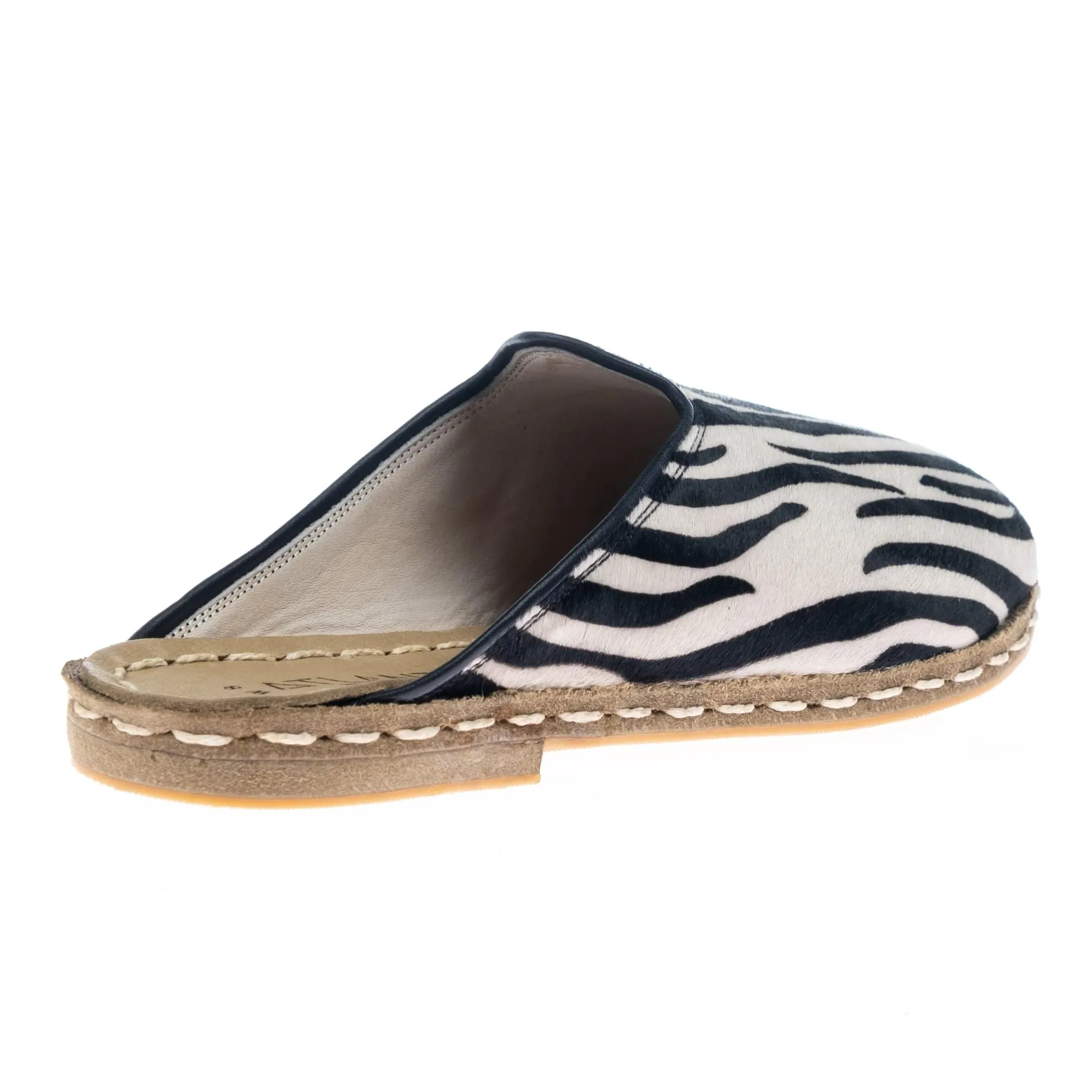 Women's Zebra Slippers